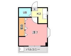 ラッキーハウス 南棟の間取り画像