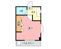 ラッキーハウス 南棟の間取り画像