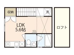 CASA COZY コイン通り（カーサコージー）の間取り画像
