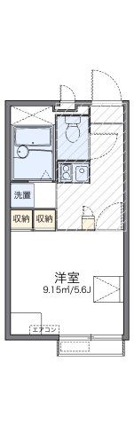 レオパレスロフテージミドリの間取り画像