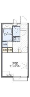 レオパレスロフテージミドリの間取り画像