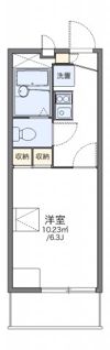 レオパレスヴァーグ浪芳庵の間取り画像