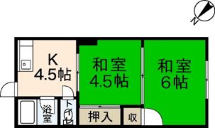 新納アパート（北）の間取り画像