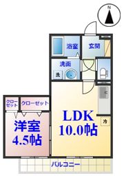 ブランコート Ⅰの間取り画像