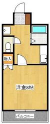 折尾ハイツの間取り画像