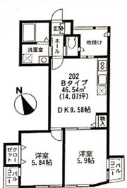 プリンス蒔田2の間取り画像