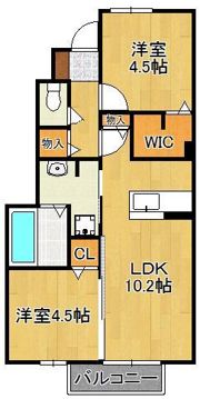 フォンティーヌの間取り画像