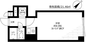 パシフィック乃木坂の間取り画像