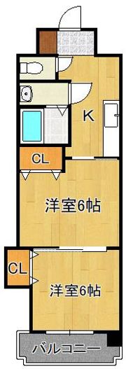 Hamiel九工大前の間取り画像