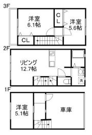 フルラージュ新水前寺の間取り画像