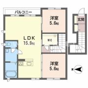 メゾンソレイユの間取り画像