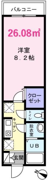 サラブレッド エクセル西船の間取り画像
