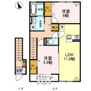 ルビー Bの間取り画像
