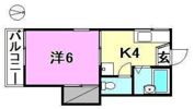 コーポ南の間取り画像
