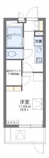 レオパレス南住吉の間取り画像