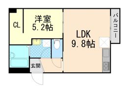 住吉ハイツⅠの間取り画像