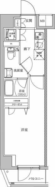 ラフィスタ東日暮里の間取り画像