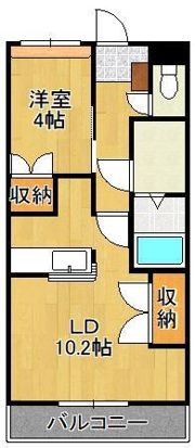 シャーレ大喜の間取り画像