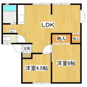 フォークスビレッヂIIの間取り画像