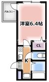 真奈ハイツの間取り画像