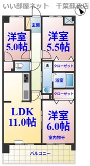 レジデンスJOKOの間取り画像