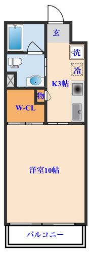 みゆきハウス中島丁の間取り画像