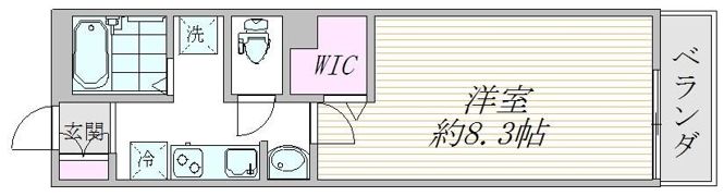 フェリーチェ東大前の間取り画像