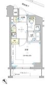 ワイズ ル・リオン新宿中井の間取り画像
