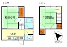 大増アパートⅡの間取り画像