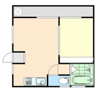 京急久里浜線 京急久里浜 徒歩22分 貸マンションの間取り画像