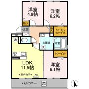 コージーコートの間取り画像