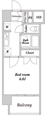 MAXIV関内（マキシヴ関内）の間取り画像