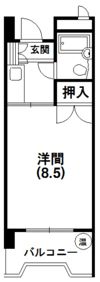 メゾンベルシャンブルの間取り画像