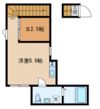 Creer白山(クレールハクサン)の間取り画像
