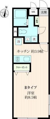 Infina志村三丁目の間取り画像