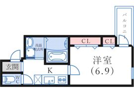 フジパレス神戸本町イーストの間取り画像