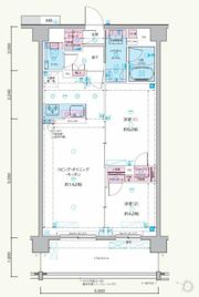 GENOVIA隅田川east skygardenの間取り画像