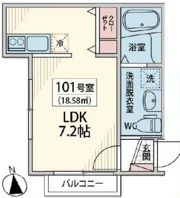 ヒュッゲⅠの間取り画像