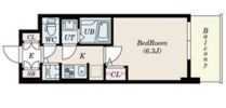 S-RESIDENCE江坂Eminenceの間取り画像