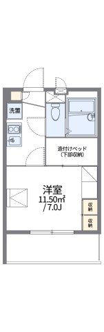 レオパレスIMAGOⅢの間取り画像