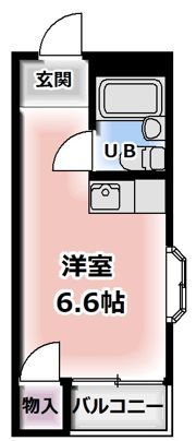 アパートメント寝屋川Ⅱの間取り画像