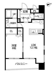 TRIBUTE元浜の間取り画像