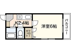 メルカード弐番館の間取り画像