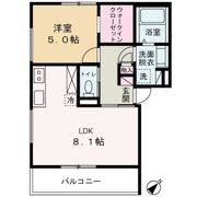 ガレット津田沼Ⅱの間取り画像