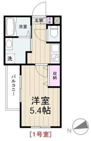 MELDIA東小金井の間取り画像