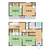 神谷5-25-25戸建の間取り画像