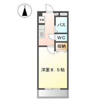 クラージュの間取り画像