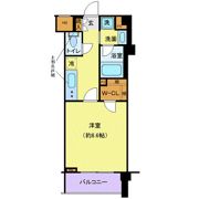 ガリシア新宿WESTの間取り画像