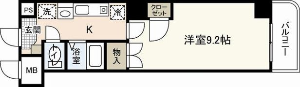 クレール西広島の間取り画像