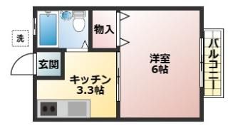 プチシャトー鳩時計の間取り画像